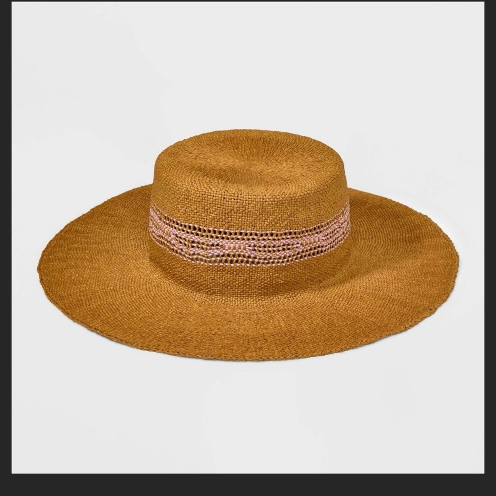 New Straw hat – unisex one size fits most. New